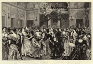 Het Staatsbal van de Khedive in het Abdeen Paleis, Caïro, de Barn Dance